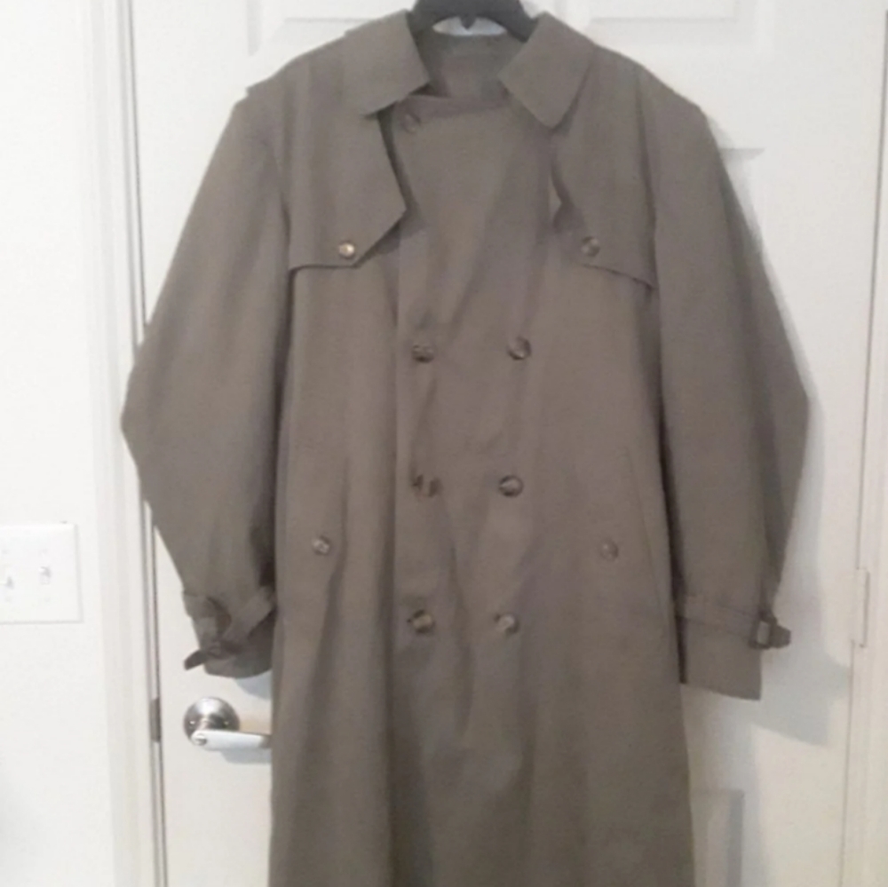 mens Clipper Mist Trench Coat- sz 42 L